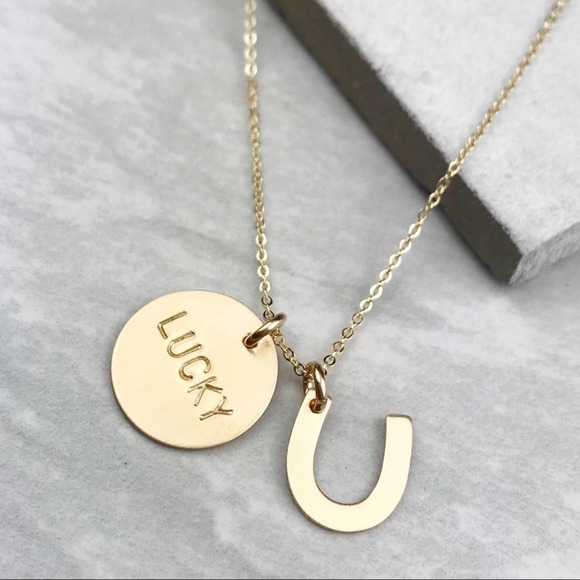 Free People Jewelry - NEW Free People x Nashelle “Lucky” Disk Necklace